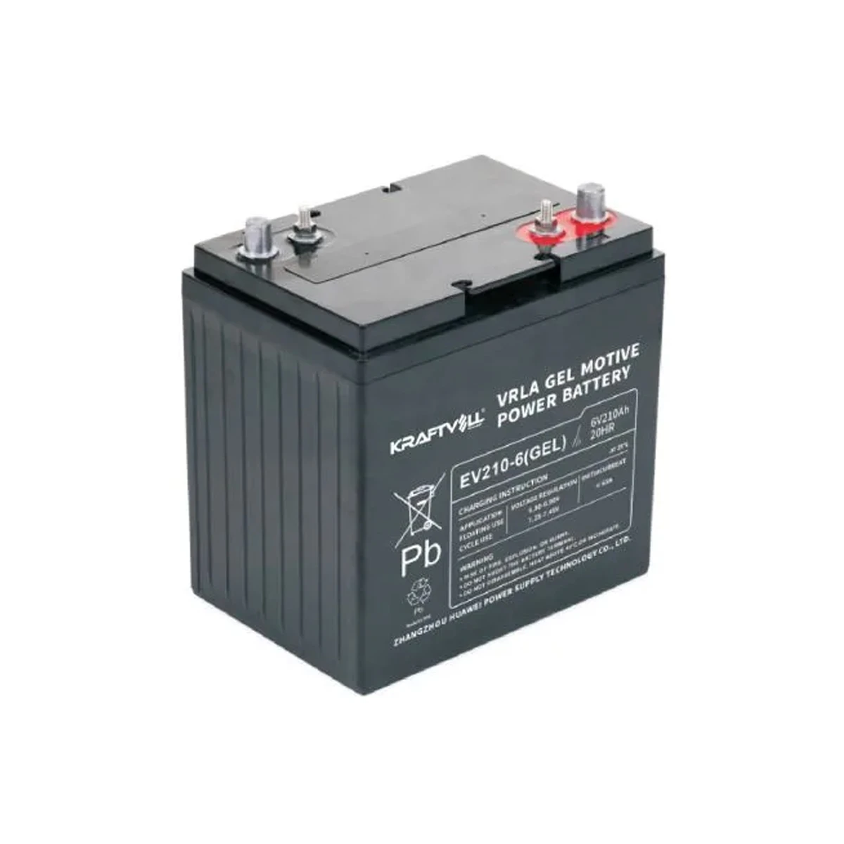 Kraftvoll 6 V 210 Ah VRLA Gel Deep Cycle Akü